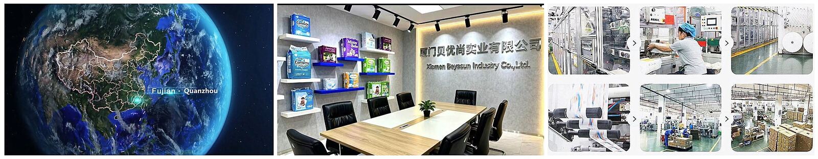 Beyasun Industrial Co.,Ltd lini produksi pabrikan