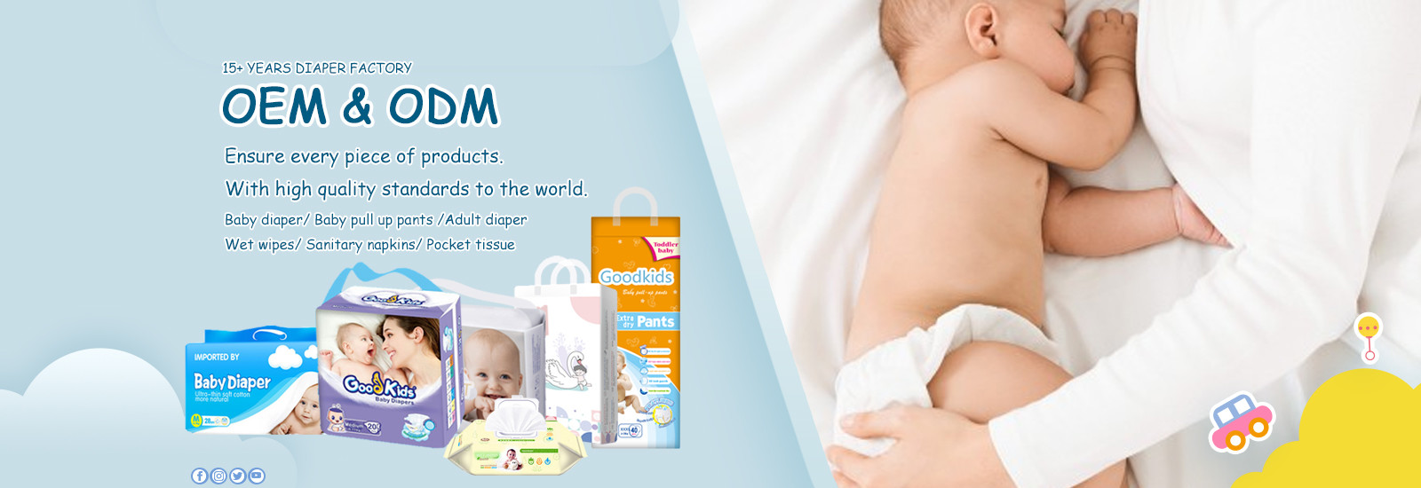Kualitas Popok Bayi Bayi pabrik