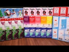 Tisu Wajah Perjalanan Saku Pack 3 Lapis 14gsm Tekstur Khusus Sangat Lembut