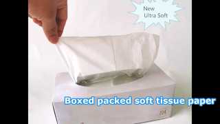 3 Ply 13GSM Tisu Wajah Virgin Wood Pulp Box Tissue untuk Kulit Sensitif