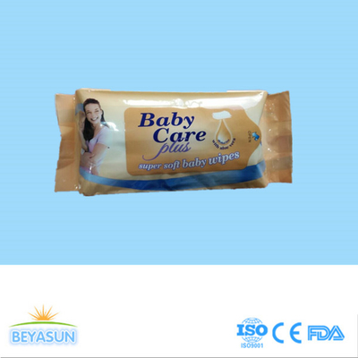 100% Tisu Basah Sekali Pakai Bahan Alami Ukuran 20x15CM Untuk Bayi