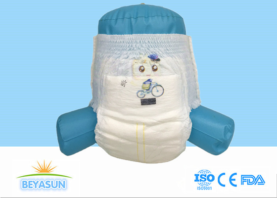 Cartoon Faces Popok Bayi Nappy Baby Pull Up Pants 3 Layers