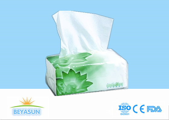 Tissue Napkin Pabrik Supply Putih Tanpa Embossing Soft Facial Tissue Paper