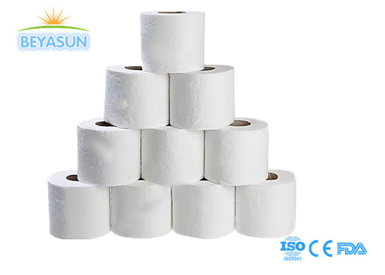 Kertas Toilet Absorptif Kuat 10 Gulung/Kantong Kertas Tissue Tanpa Rasa Gulung Kertas Toilet