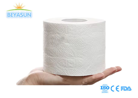 Pabrik Ultra Soft Toilet Tissue Paper Bulk Standard Rolls 3lap toilet Paper Roll