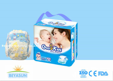 Label Pribadi Bayi Popok Bayi Popok Sekali Pakai Bernapas Untuk Kulit Sensitif