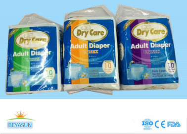 Dry Care Brand Popok Dewasa Sekali Pakai / Popok Dengan Indikator Kelembaban Penyerapan Tinggi Dengan USA Fluff Pulp Japan Sap