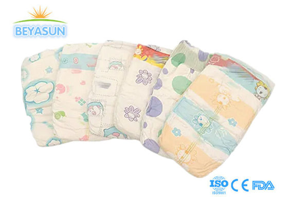 OEM Semua Ukuran Bayi Non-Woven Popok Bayi Bernapas Dalam Bulk Sekali pakai