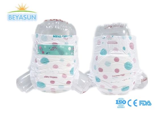 Popok bayi sekali pakai Absorpsi tinggi untuk bayi baru lahir Logo khusus Pabrik Popok Fujian