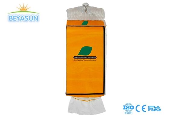 New Style Bagian Bawah Ekstraksi Tissue Papermerek logo kustom menggantung Tissue Wajah