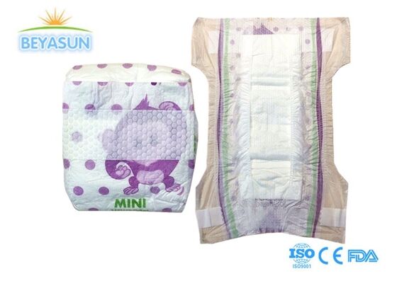 Grosir High Absorbency Disposable Baby Nappy A-Grade Comfortable Printed Baby Diapers