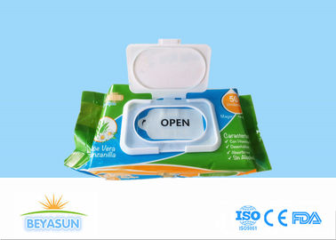 15x20 CM Tisu Basah Alami Untuk Pembersihan Teluk Dengan 50 Pcs Kemasan Lucu