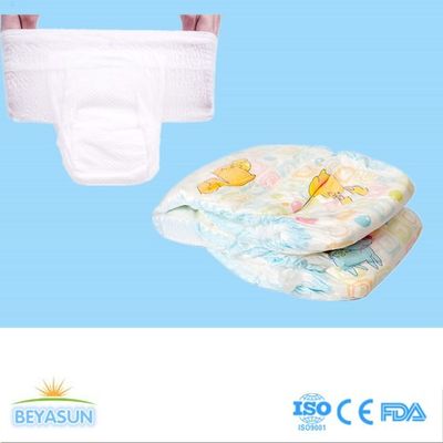Frontal PP Tape Baby Pull Up Pants Dengan Pita Pinggang Tissue Warna-warni