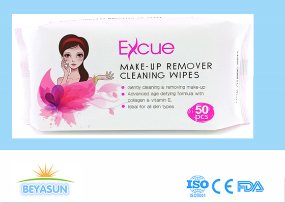 Perawatan Kulit Sensitif Makeup Remover Tisu Basah Lembut Biodegradable