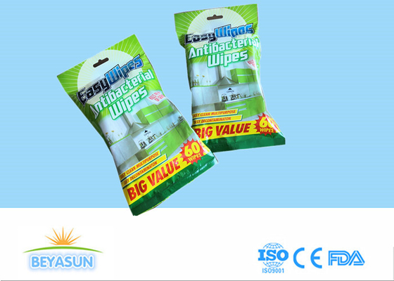 Microfiber Nonwoven Kitchen Tissue Basah Sekali Pakai Pembersih Kompor Stainless Steel